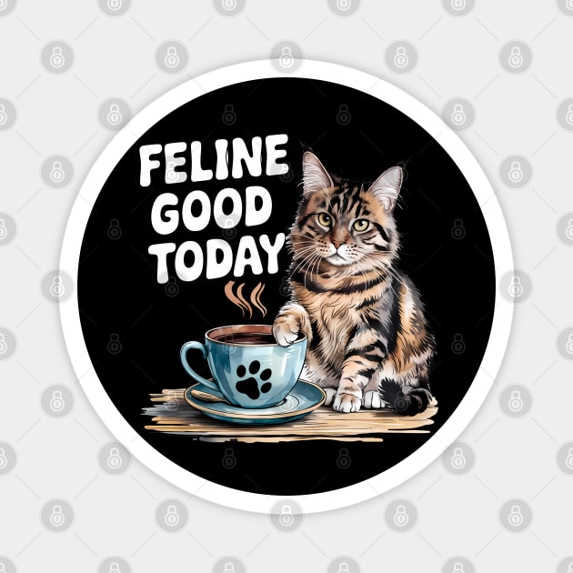 Purrrfect friends cats are family Magnet by Steve